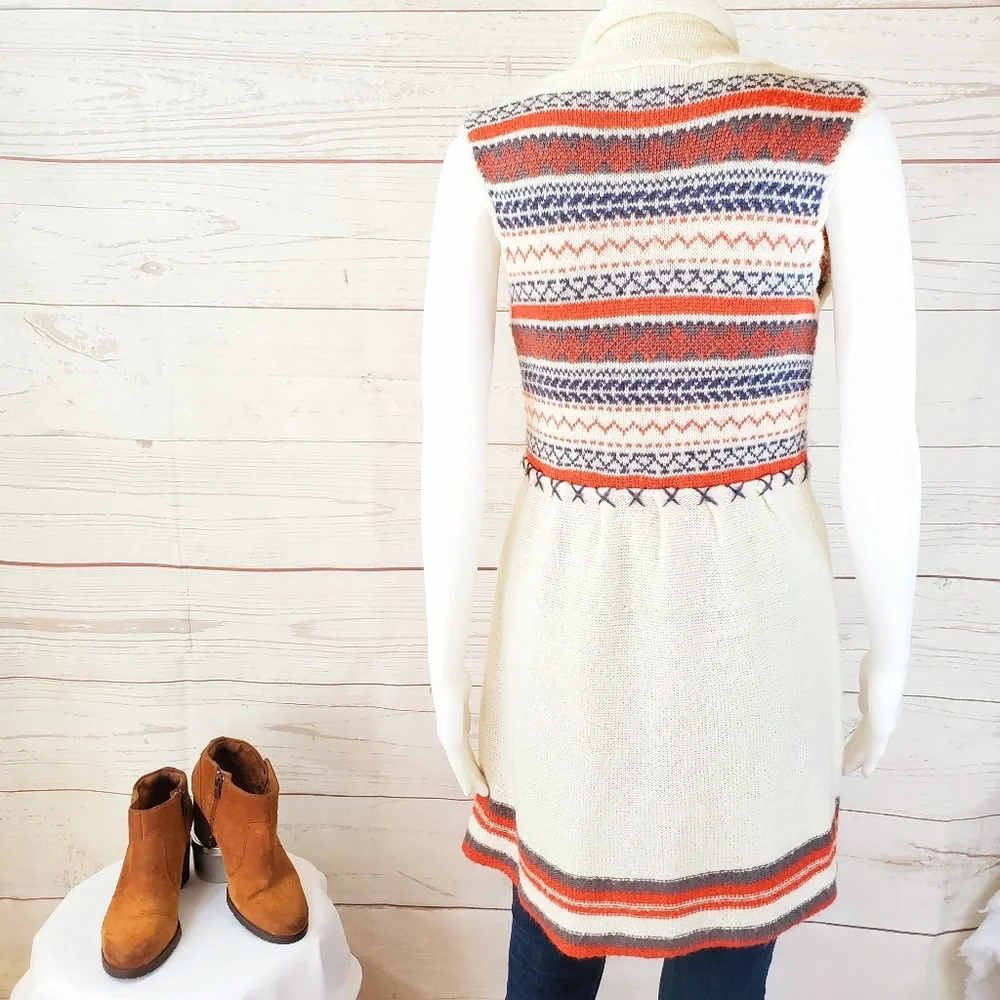 Free People adorable sleeveless long sweater - Picture 5 of 6